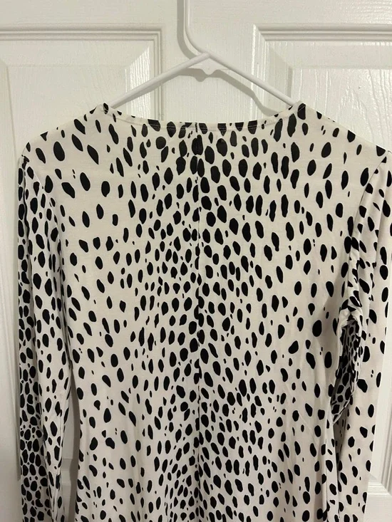 Reformation Kenmare Long Sleeve Knit Minidress In Cheetah Print New Size Medium - Picture 6 of 9